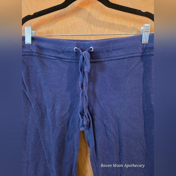 Faded Black? Dark Blue Drawstring Lounge Pants - Picture 2 of 9